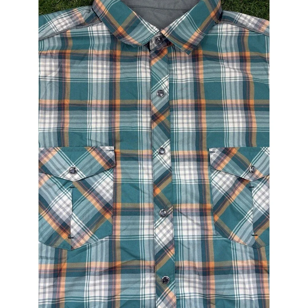 Kuhl XL Short Sleeve Pearl Snap